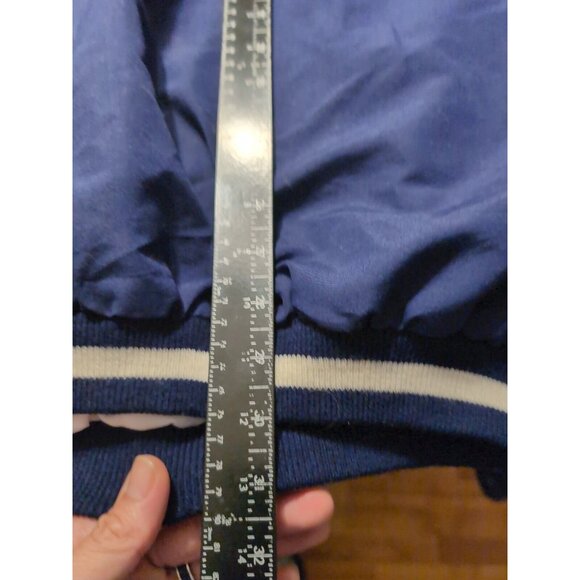 COOPERSTOWN baseball Dreams Park Size 2XL Blue pullover jacket Hall Fame Vintage - Picture 8 of 8